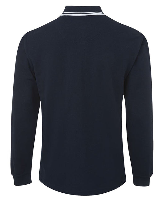 L/S CONTRAST POLO 210XC - Icon Tshirts