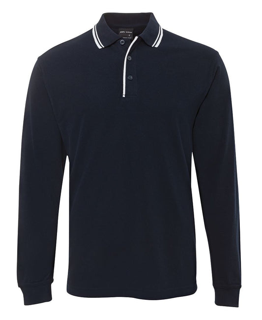 L/S CONTRAST POLO 210XC - Icon Tshirts