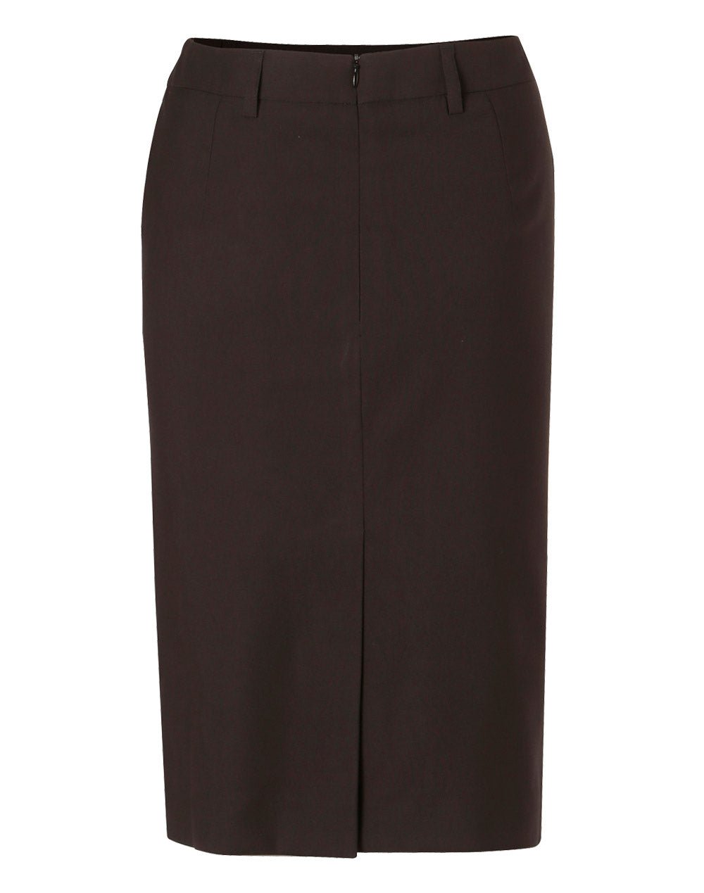 M9471 Women's Poly/Viscose Stretch Mid Length Lined Pencil Skirt - Icon Tshirts