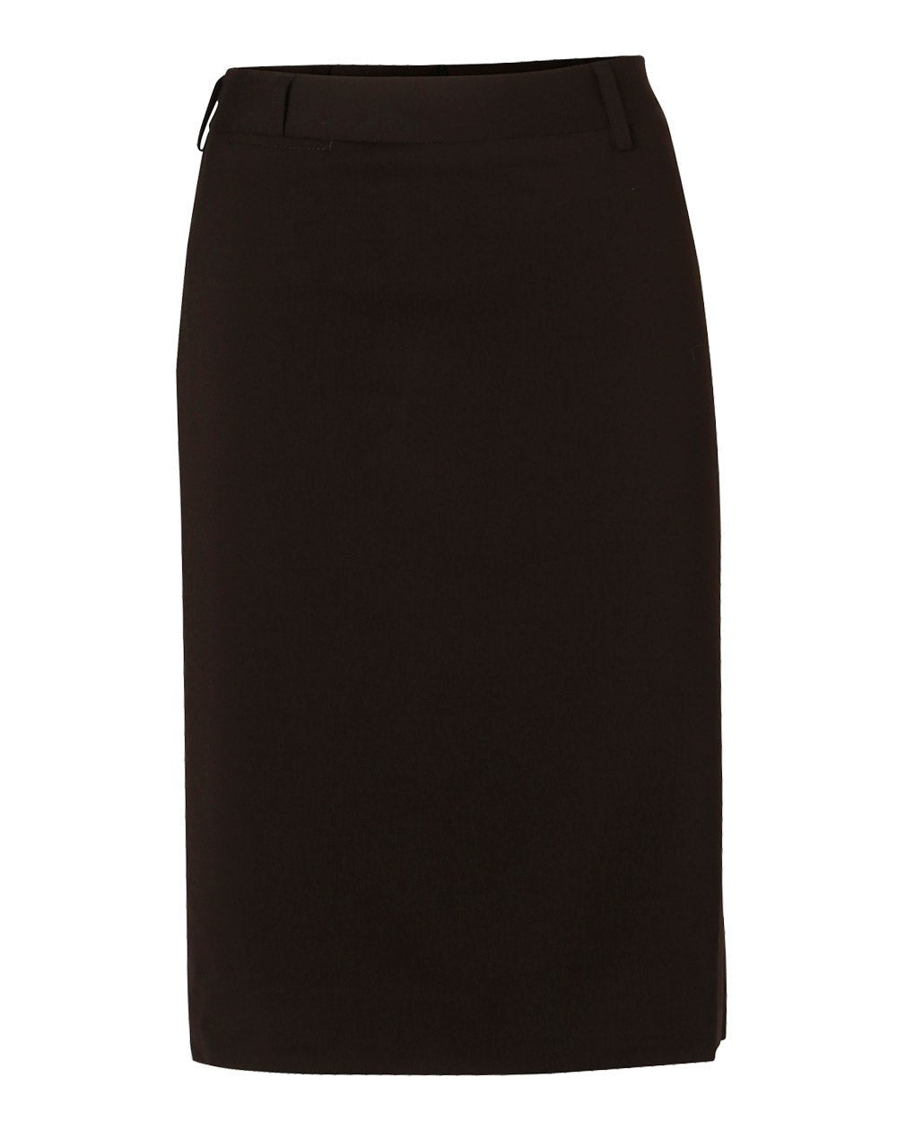 M9471 Women's Poly/Viscose Stretch Mid Length Lined Pencil Skirt - Icon Tshirts