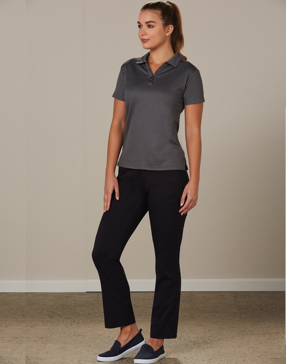 M9480 LADIES UTILITY CARGO PANTS - Icon Tshirts