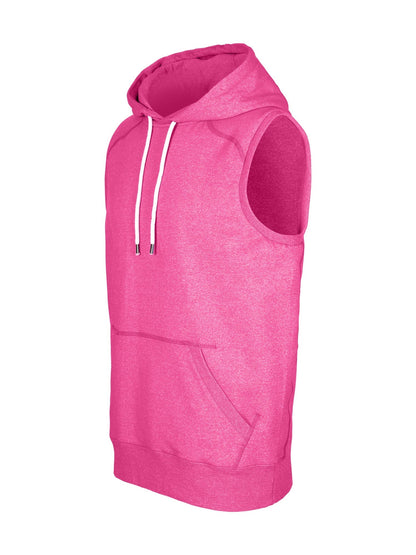 Men's Heather SLEEVELESS Hoodie - Icon Tshirts