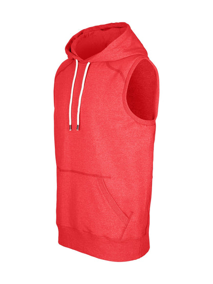 Men's Heather SLEEVELESS Hoodie - Icon Tshirts
