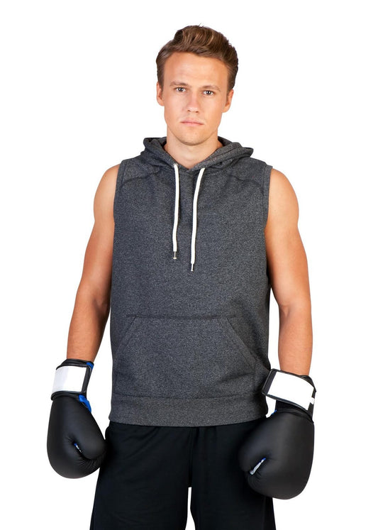 Men's Heather SLEEVELESS Hoodie - Icon Tshirts