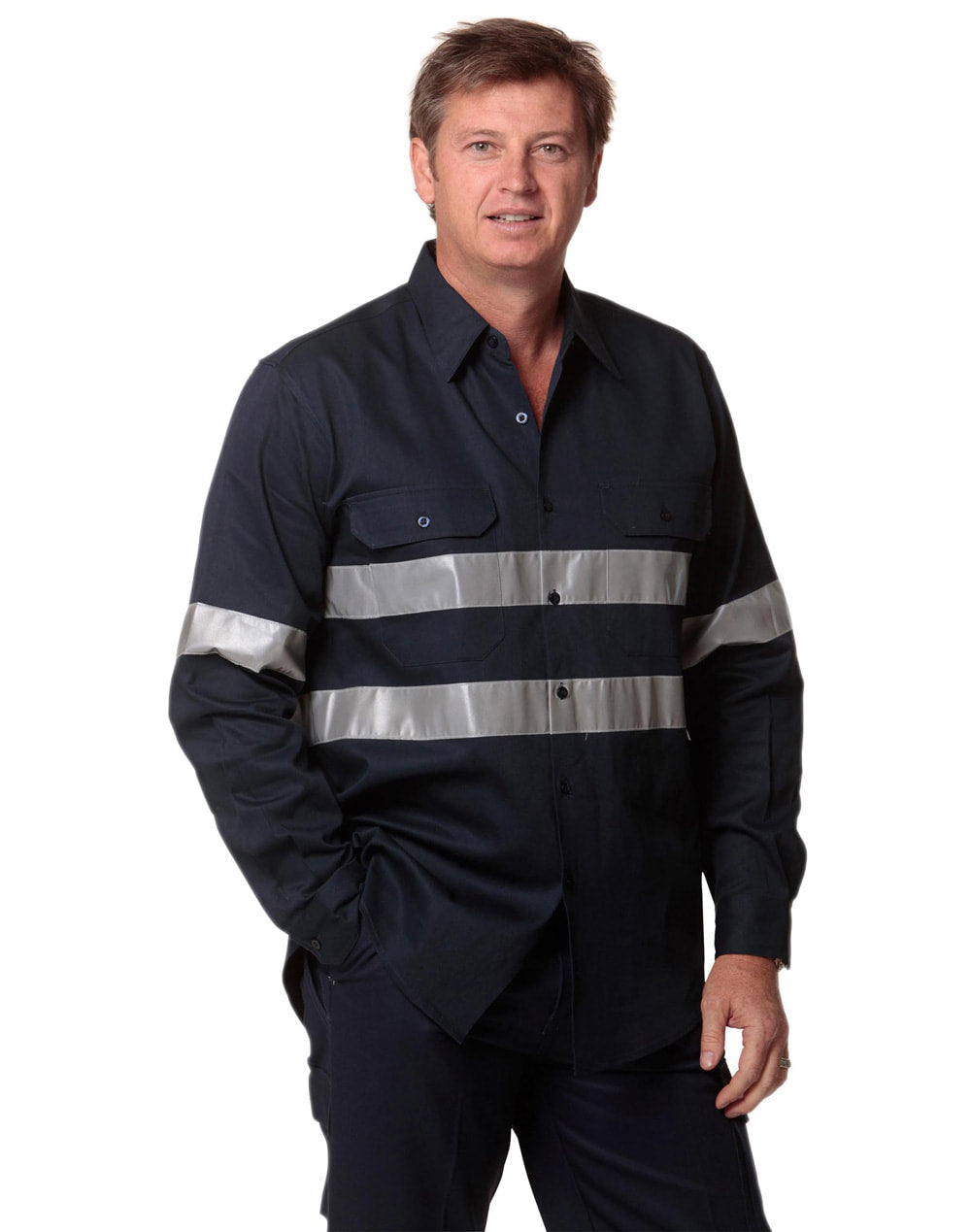 AIW WT04HV COTTON DRILL WORK SHIRT