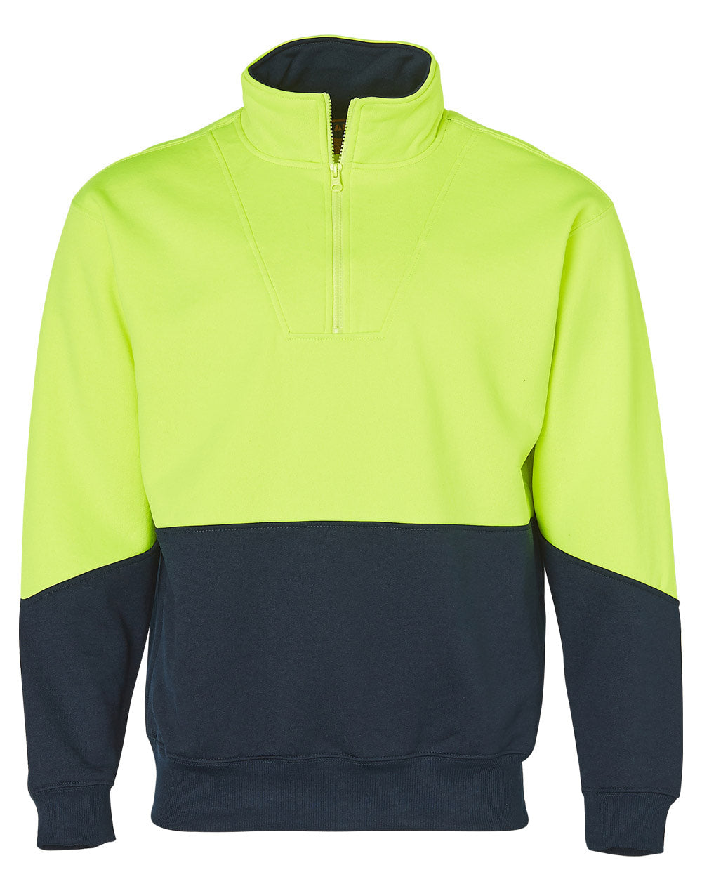 AIW SW13A HI-VIS LONG SLEEVE FLEECE SWEAT