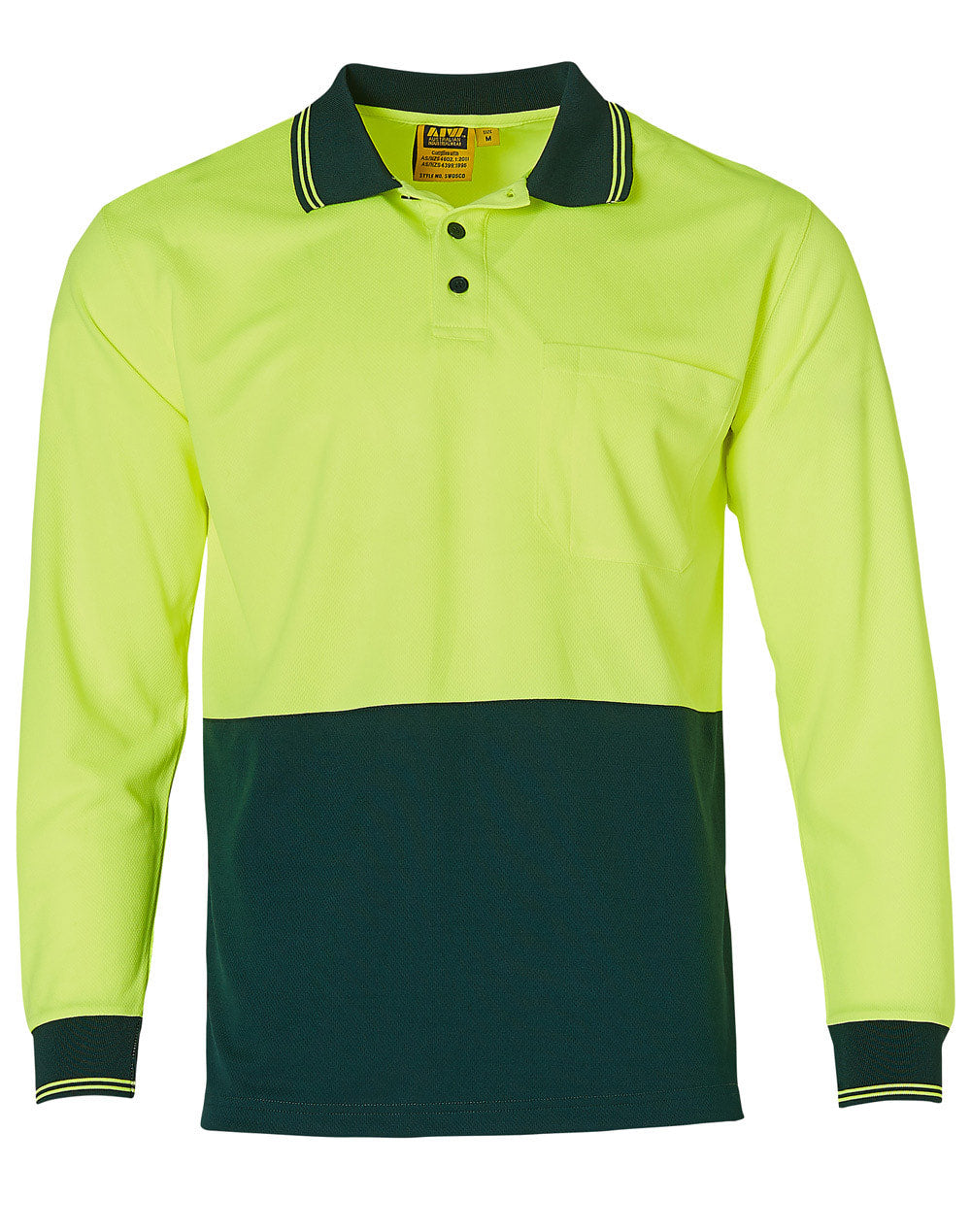 AIW SW05TD High Visibility Long Sleeve Polo