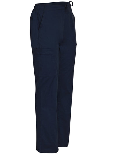 M9710 MENS SEMI-ELASTIC WAIST TIE SOLID COLOUR SCRUB PANTS
