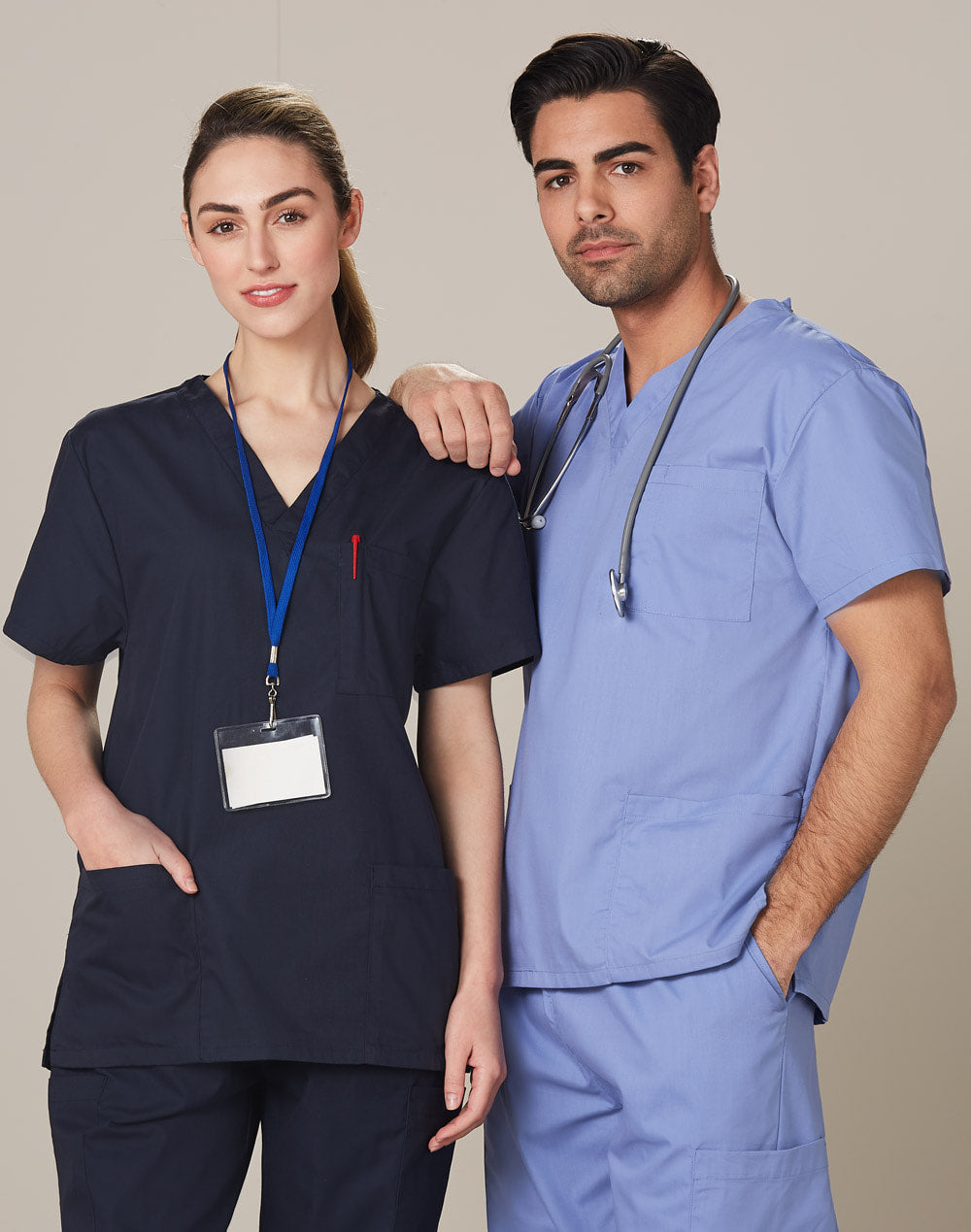 M7630 Unisex Scrub Top