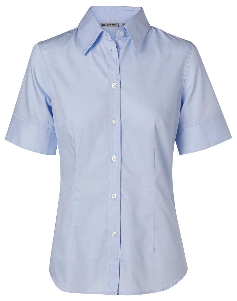 Benchmark M8030S Women's Fine Twill Short Sleeve Shirt