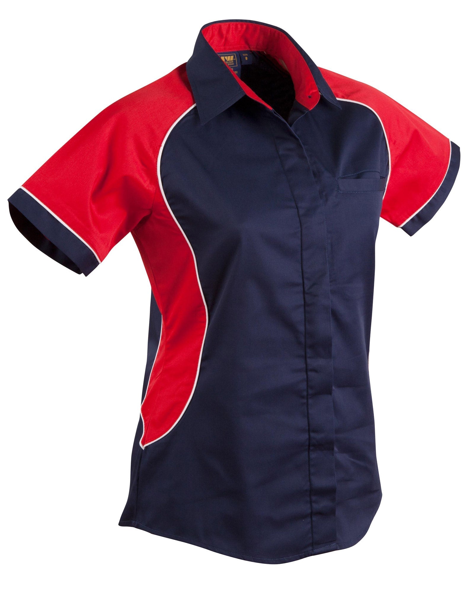 Benchmark BS16 Women's Arena Tri-Colour Contrast Shirt