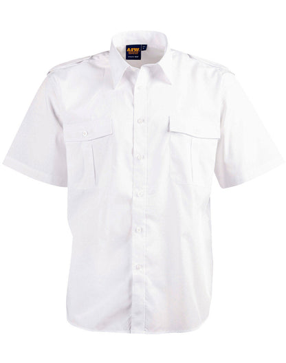 Benchmark BS06S Epaulette Short Sleeve-Unisex