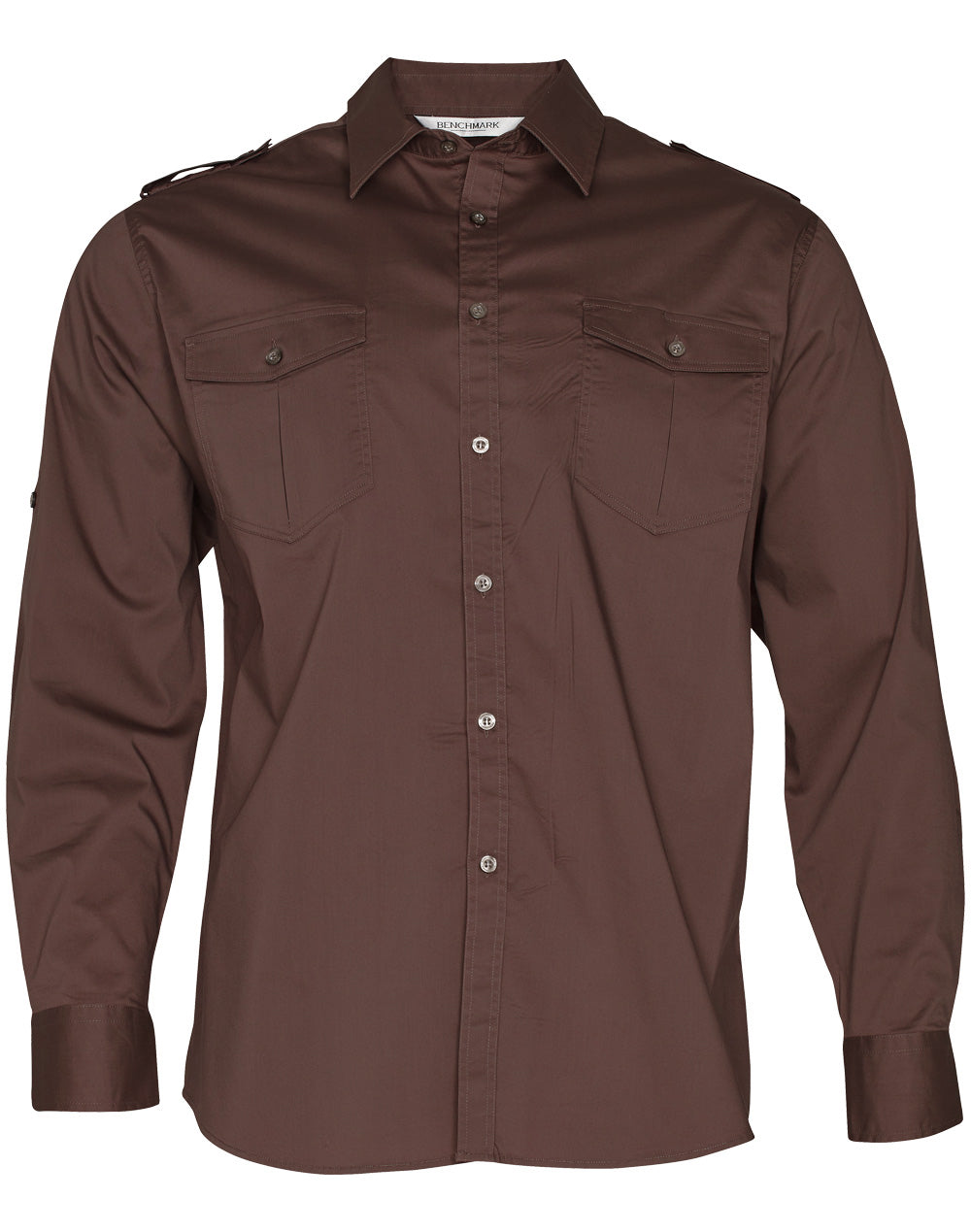 Benchmark M7912 Men's Long Sleeve Military Shirt