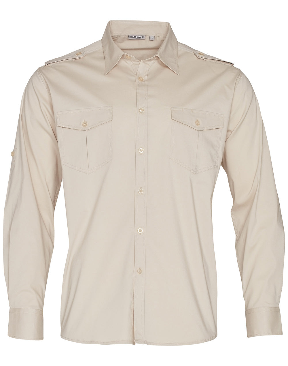 Benchmark M7912 Men's Long Sleeve Military Shirt