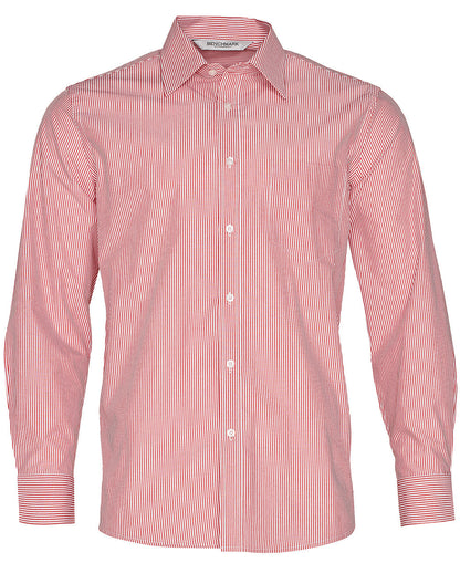 Benchmark M7232 Men's Balance Stripe Long Sleeve Shirt