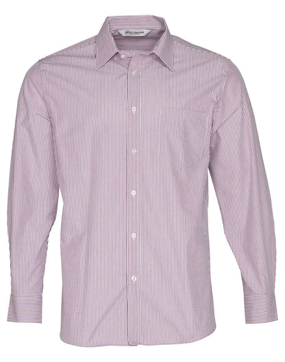 Benchmark M7232 Men's Balance Stripe Long Sleeve Shirt