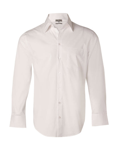 Benchmark M7020L Men's Cotton/Poly Stretch Long Sheeve Shirt