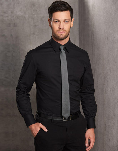 Benchmark M7020L Men's Cotton/Poly Stretch Long Sheeve Shirt