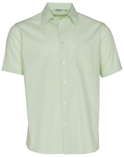 Benchmark M7231 Men's Balance Stripe Short Sleeve Shirt