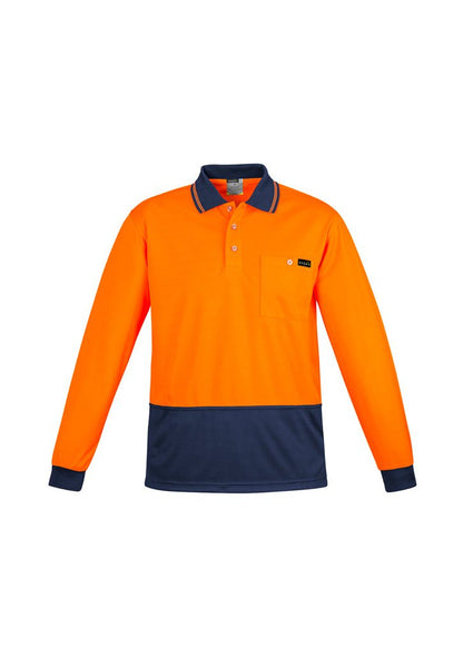 Syzmik Mens Comfort Back L/S Polo ZH410 - Icon Tshirts