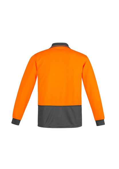 Syzmik Mens Comfort Back L/S Polo ZH410 - Icon Tshirts