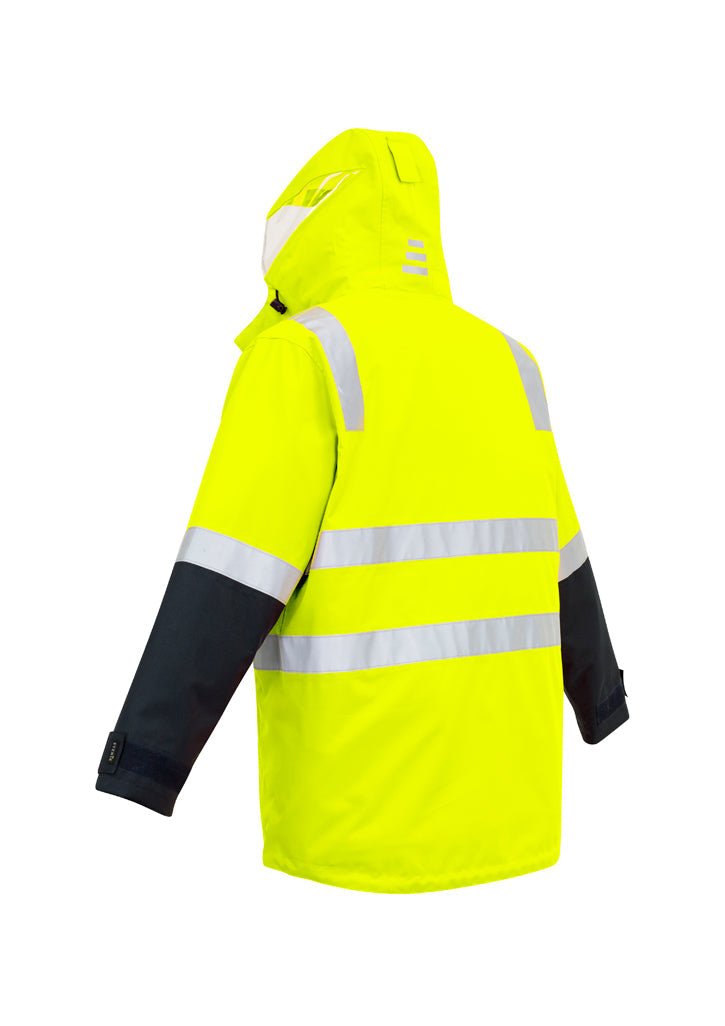 Syzmik Mens Hi Vis 4 in 1 Waterproof Jacket ZJ532 - Icon Tshirts