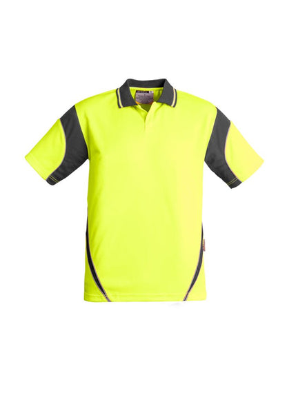Syzmik Mens Hi Vis Aztec Polo - Short Sleeve ZH248 - Icon Tshirts