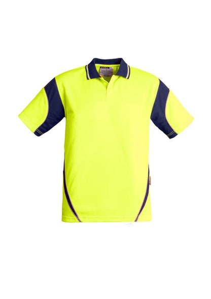 Syzmik Mens Hi Vis Aztec Polo - Short Sleeve ZH248 - Icon Tshirts