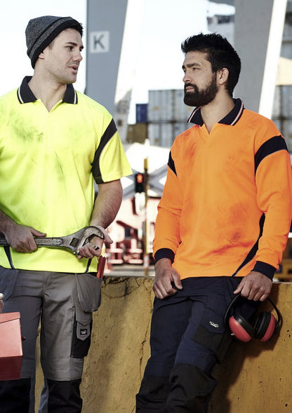 Syzmik Mens Hi Vis Aztec Polo - Short Sleeve ZH248 - Icon Tshirts