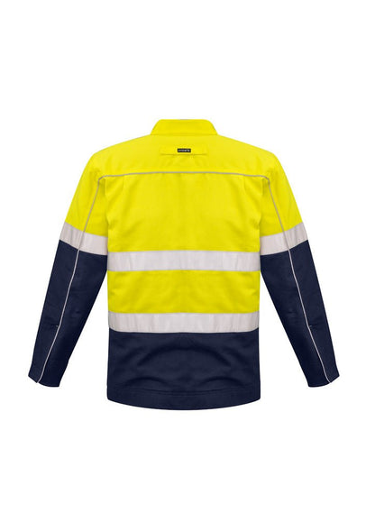Syzmik Mens Hi Vis Cotton Drill Jacket ZJ590 - Icon Tshirts