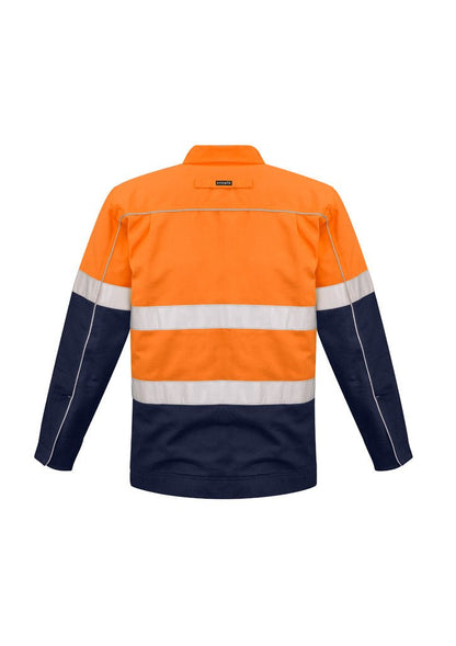 Syzmik Mens Hi Vis Cotton Drill Jacket ZJ590 - Icon Tshirts