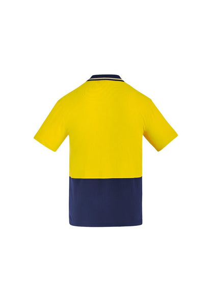 Syzmik Mens Hi Vis Cotton S/S Polo ZH435 - Icon Tshirts
