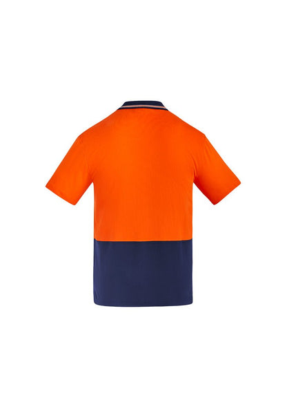 Syzmik Mens Hi Vis Cotton S/S Polo ZH435 - Icon Tshirts