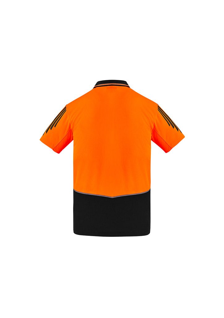 Syzmik Mens Hi Vis Flux Short sleeve Polo ZH315 - Icon Tshirts