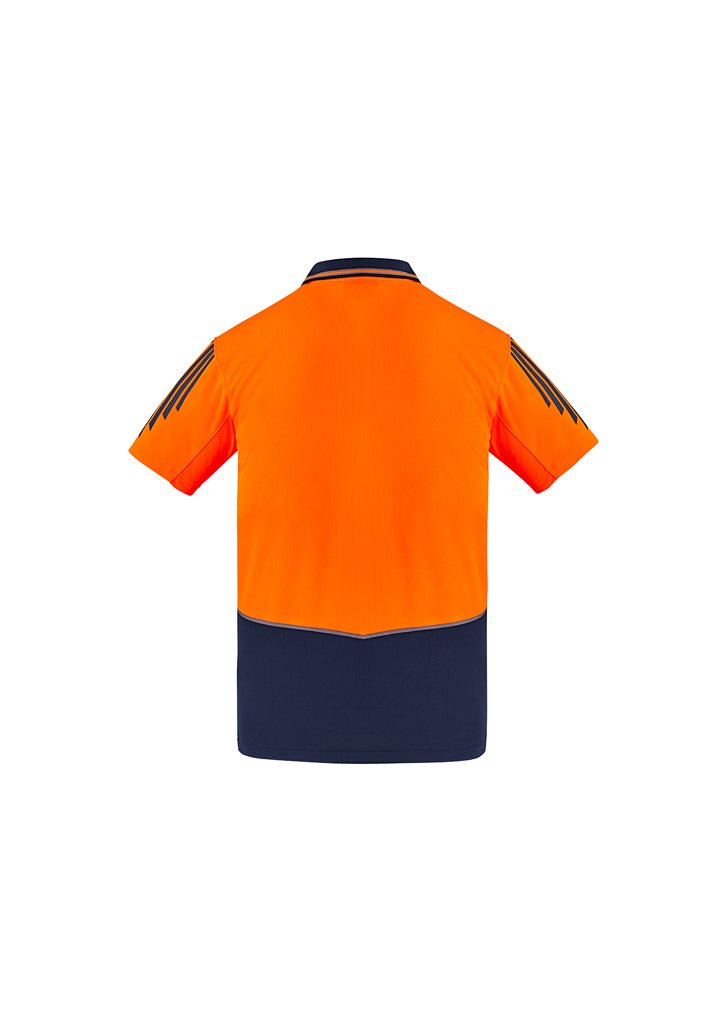 Syzmik Mens Hi Vis Flux Short sleeve Polo ZH315 - Icon Tshirts