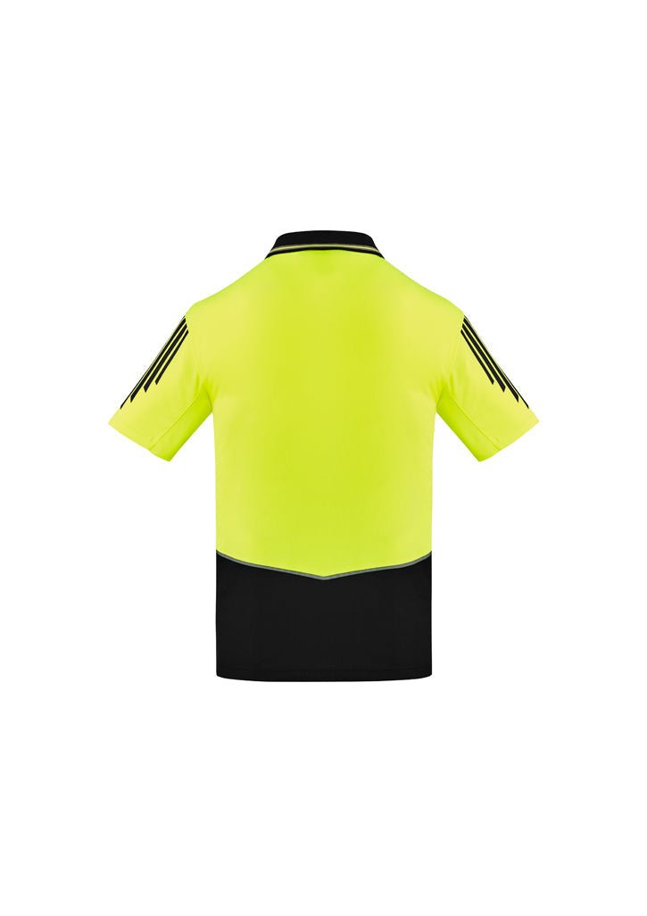 Syzmik Mens Hi Vis Flux Short sleeve Polo ZH315 - Icon Tshirts