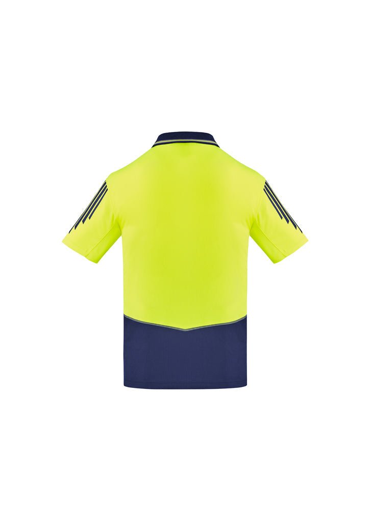 Syzmik Mens Hi Vis Flux Short sleeve Polo ZH315 - Icon Tshirts