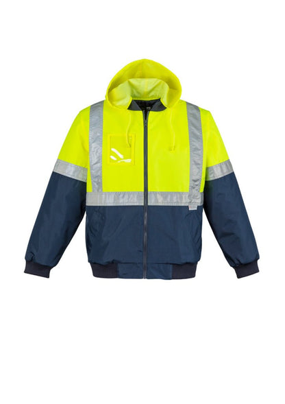 Syzmik Mens HI Vis Quilted Flying Jacket ZJ351 - Icon Tshirts