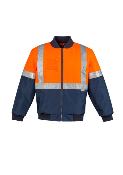 Syzmik Mens HI Vis Quilted Flying Jacket ZJ351 - Icon Tshirts