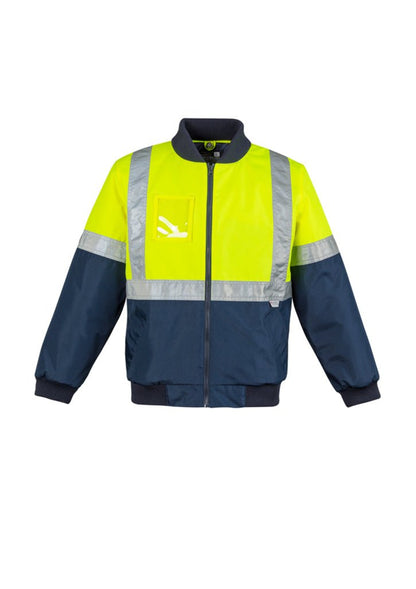 Syzmik Mens HI Vis Quilted Flying Jacket ZJ351 - Icon Tshirts
