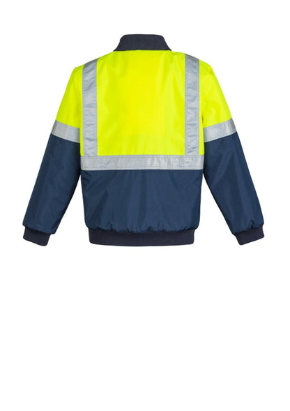 Syzmik Mens HI Vis Quilted Flying Jacket ZJ351 - Icon Tshirts