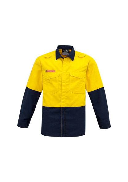 Syzmik Mens Hi Vis Spliced Shirt ZW138 - Icon Tshirts