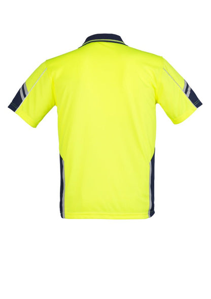 Syzmik Mens Hi Vis Squad S/S Polo ZH237 - Icon Tshirts