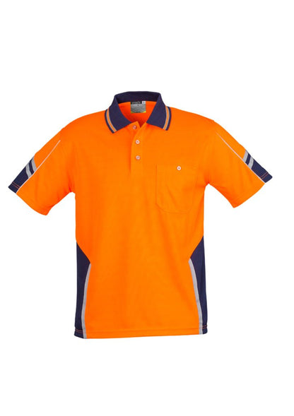 Syzmik Mens Hi Vis Squad S/S Polo ZH237 - Icon Tshirts