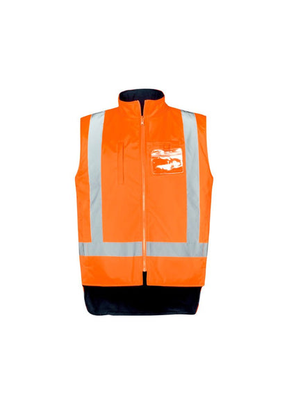 Syzmik Mens Hi Vis X Back Taped 4 in 1 Waterproof Jacket ZJ616 - Icon Tshirts