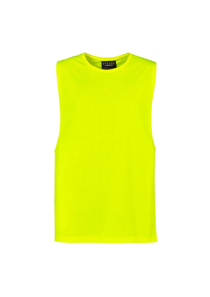 Syzmik Mens His Vis Sleeveless Tee ZH297 - Icon Tshirts