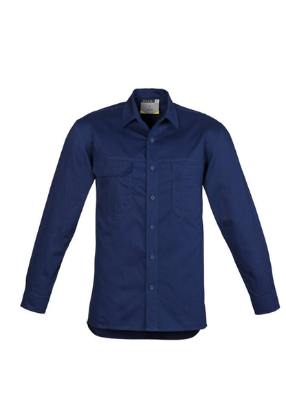 Syzmik Mens Lightweight Tradie L/S Shirt ZW121 - Icon Tshirts