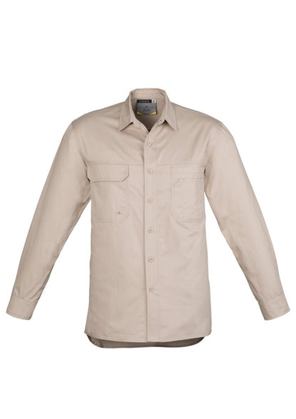 Syzmik Mens Lightweight Tradie L/S Shirt ZW121 - Icon Tshirts