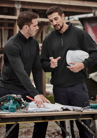 Syzmik MENS MERINO WOOL MID - LAYER PULLOVER ZT766 - Icon Tshirts