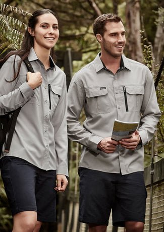 Syzmik Mens Outdoor L/S Shirt ZW460 - Icon Tshirts